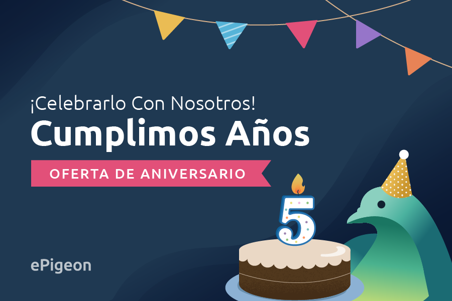 5th anniversary graphic for Epigeon