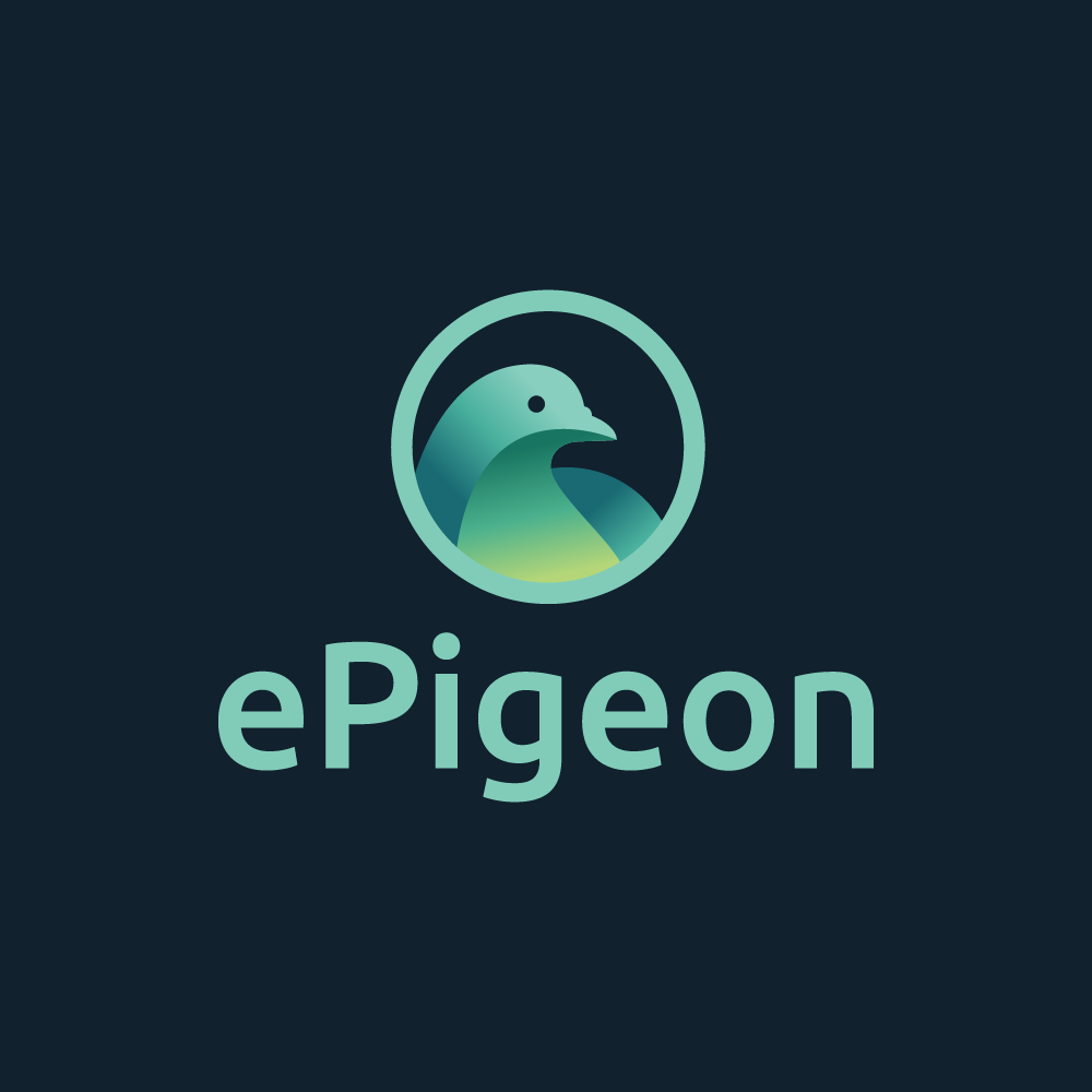 Epigeon logo on a dark background