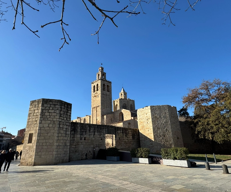 Historic monastery in Barcelona, Spain